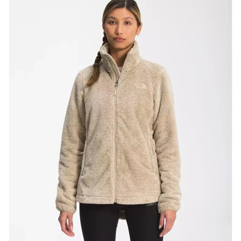 The North Face Cream Teddy Jacket Plush Fleece Full-Zip - Picture 3 of 5